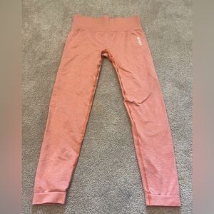 Gymshark Peach NWOT High-Waisted Leggings Stretchy Performance